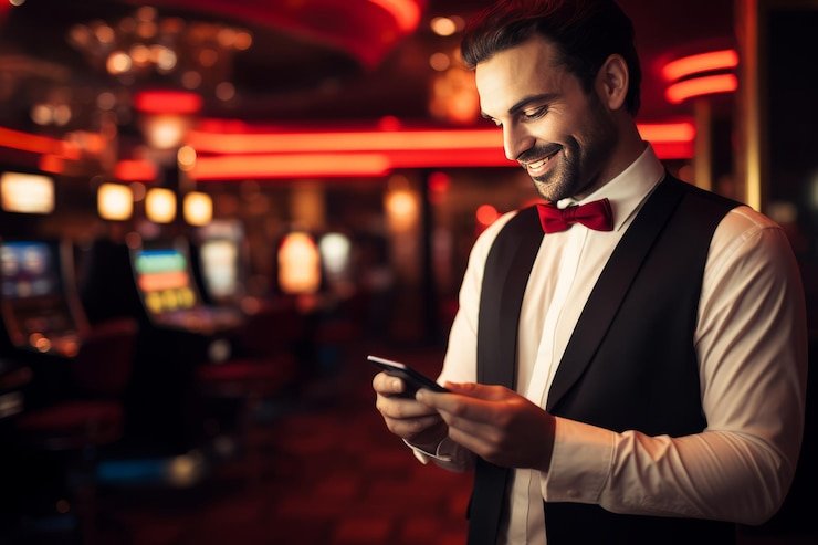 Antarmuka Login Cepat kilau 4d di layar mobile